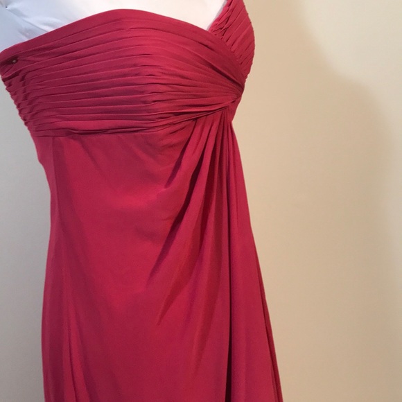 🆕David’s Bridal Chiffon Strap/Strapless Dress - Picture 5 of 8
